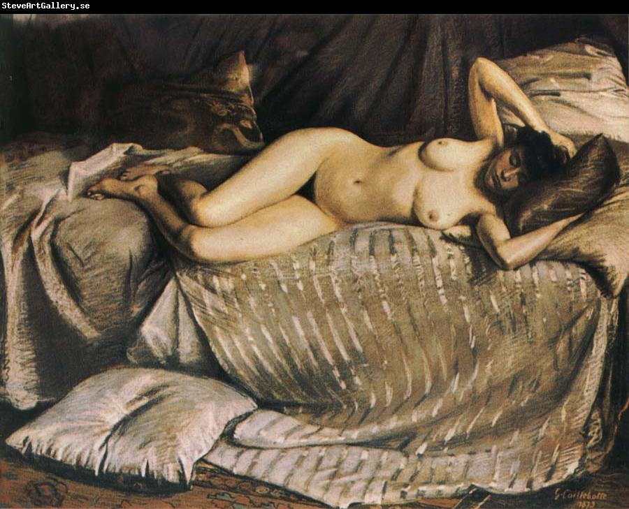 Gustave Caillebotte The fem on lie down on the sofa